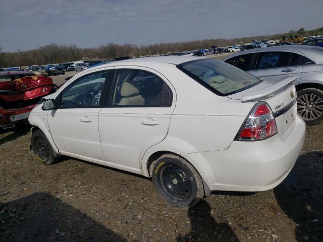 KL1TG56657B099602 - 2007 CHEVROLET AVEO LS LT WHITE photo 2