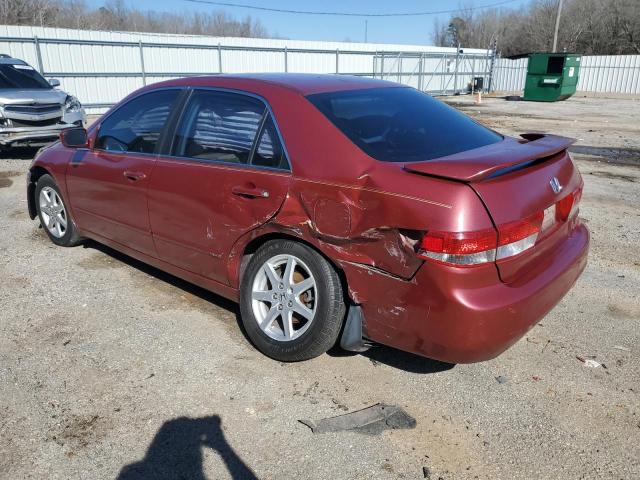 1HGCM66563A045483 - 2003 HONDA ACCORD EX MAROON photo 2