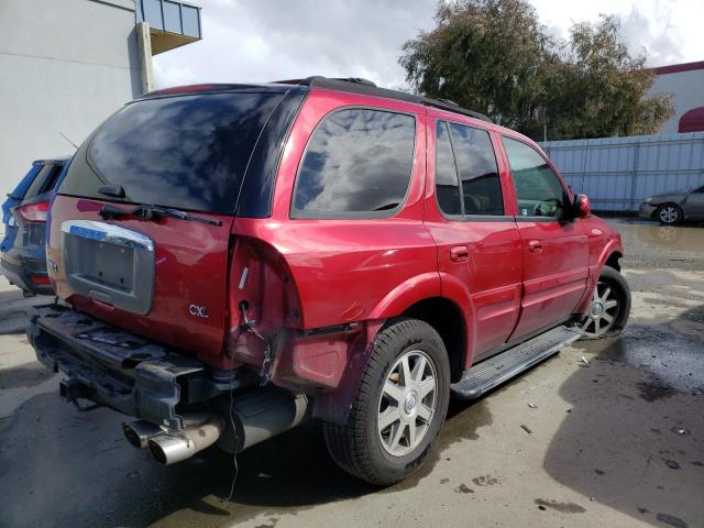 5GADT13S742230965 - 2004 BUICK RAINIER CXL RED photo 3