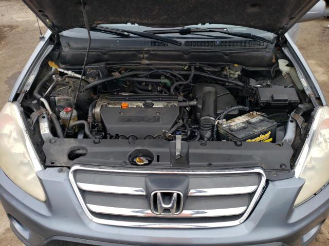 JHLRD789X5C010776 - 2005 HONDA CR-V SE GRAY photo 12