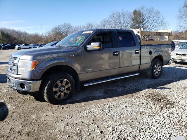 1FTFW1ET0DFC60760 - 2013 FORD F150 SUPERCREW GRAY photo 1