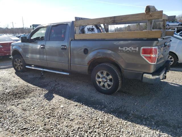 1FTFW1ET0DFC60760 - 2013 FORD F150 SUPERCREW GRAY photo 2