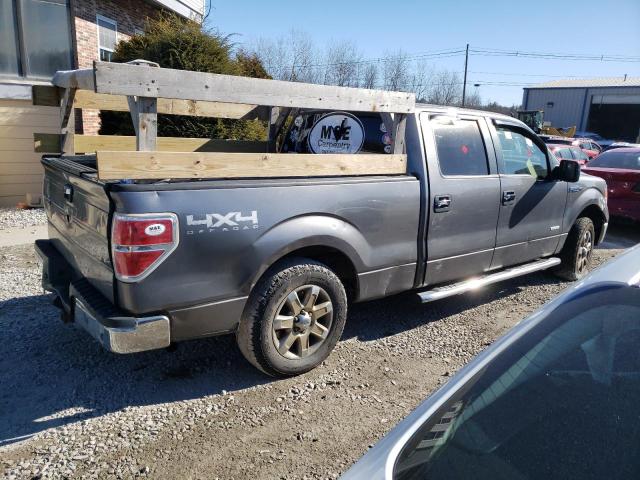 1FTFW1ET0DFC60760 - 2013 FORD F150 SUPERCREW GRAY photo 3
