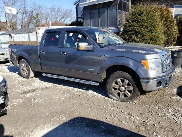 1FTFW1ET0DFC60760 - 2013 FORD F150 SUPERCREW GRAY photo 4