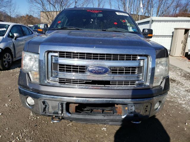 1FTFW1ET0DFC60760 - 2013 FORD F150 SUPERCREW GRAY photo 5