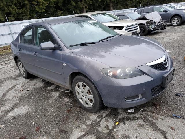 JM1BK12F281849188 - 2008 MAZDA 3 I GRAY photo 4