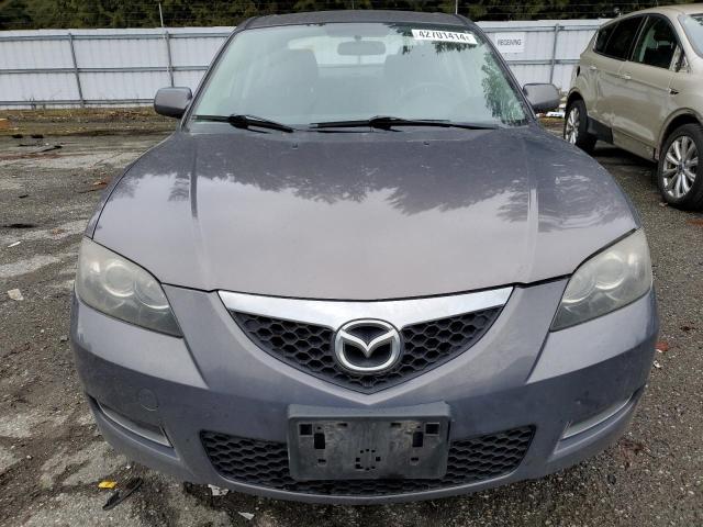 JM1BK12F281849188 - 2008 MAZDA 3 I GRAY photo 5