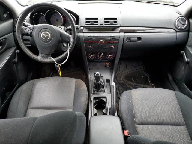 JM1BK12F281849188 - 2008 MAZDA 3 I GRAY photo 8