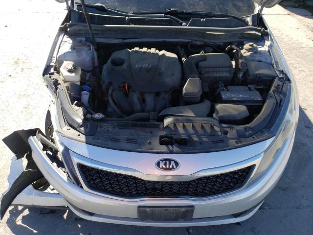 5XXGN4A75DG171611 - 2013 KIA OPTIMA EX SILVER photo 11