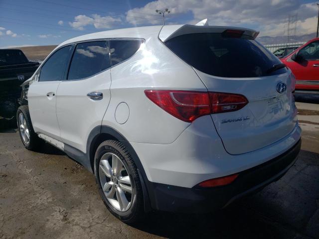 5XYZWDLAXDG049904 - 2013 HYUNDAI SANTA FE S WHITE photo 2