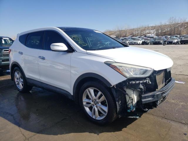 5XYZWDLAXDG049904 - 2013 HYUNDAI SANTA FE S WHITE photo 4