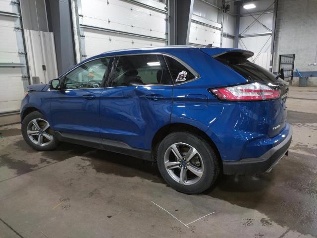 2FMPK4J98LBB11410 - 2020 FORD EDGE SEL BLUE photo 2