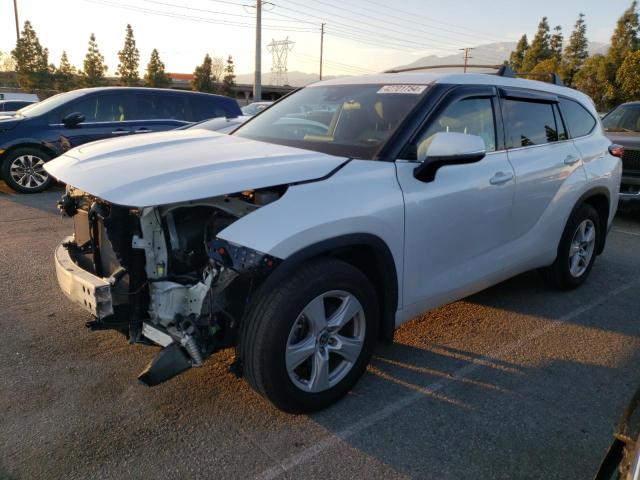 5TDZZRAH1NS560121 - 2022 TOYOTA HIGHLANDER L WHITE photo 1