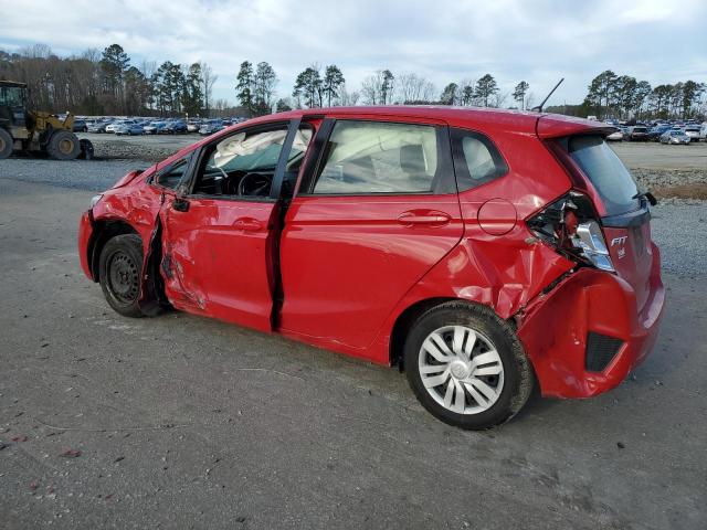 JHMGK5H51GX035037 - 2016 HONDA FIT LX RED photo 2