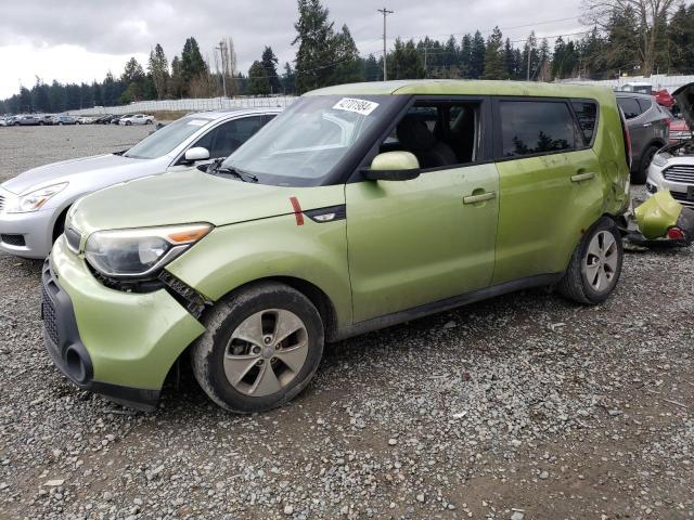 KNDJN2A25E7720362 - 2014 KIA SOUL GREEN photo 1