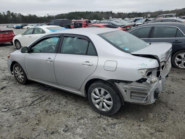 2T1BU4EEXCC800937 - 2012 TOYOTA COROLLA BASE SILVER photo 2