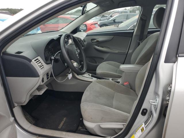 2T1BU4EEXCC800937 - 2012 TOYOTA COROLLA BASE SILVER photo 7
