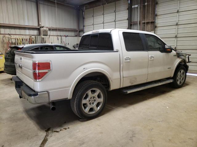 1FTFW1ET8EKE31473 - 2014 FORD F150 SUPER WHITE photo 3