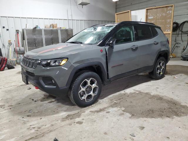 3C4NJDDB9NT228403 - 2022 JEEP COMPASS TRAILHAWK GRAY photo 1