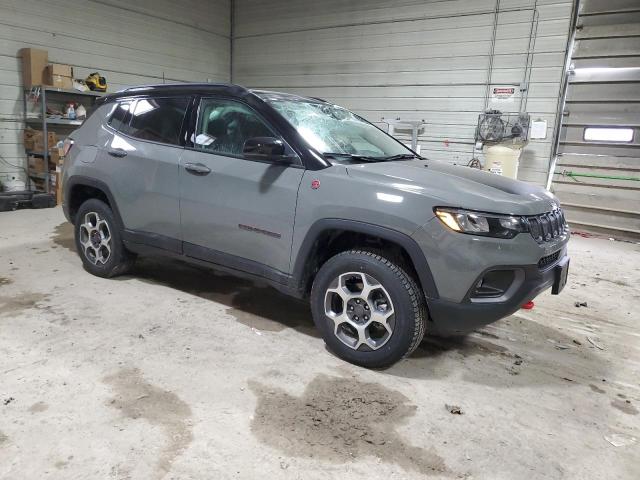 3C4NJDDB9NT228403 - 2022 JEEP COMPASS TRAILHAWK GRAY photo 4