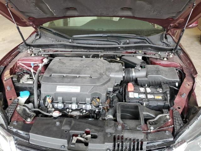 1HGCR3F85DA031649 - 2013 HONDA ACCORD EXL BURGUNDY photo 11