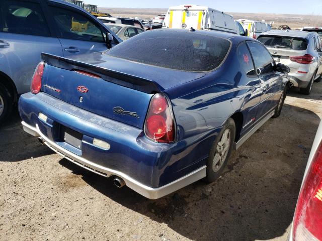 2G1WX12K739362162 - 2003 CHEVROLET MONTE CARL SS BLUE photo 3