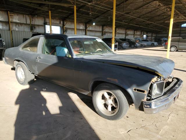 1X27D6W218614 - 1976 CHEVROLET NOVA GRAY photo 4