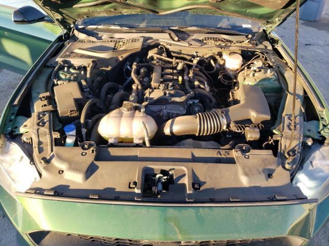 1FA6P8TH3N5129713 - 2022 FORD MUSTANG GREEN photo 11