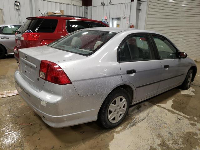 1HGES16385L015716 - 2005 HONDA CIVIC DX VP SILVER photo 3