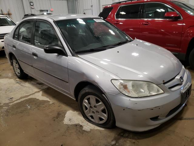 1HGES16385L015716 - 2005 HONDA CIVIC DX VP 银色 照片 4
