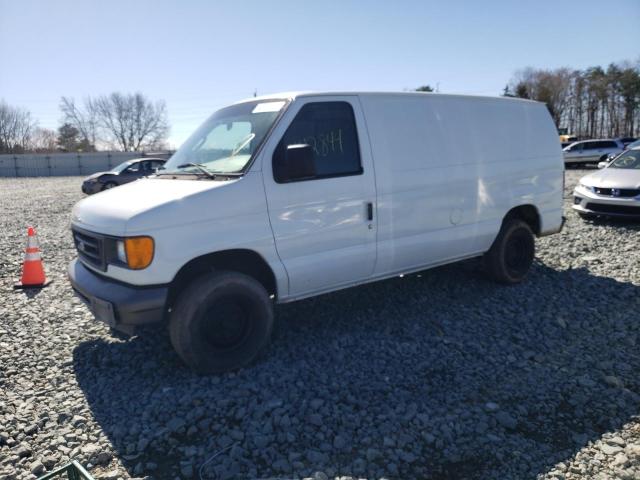 1FTNE14W37DB34788 - 2007 FORD ECONOLINE E150 VAN WHITE photo 1