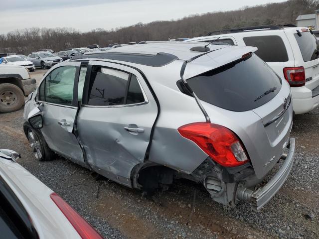 KL4CJASB0GB577439 - 2016 BUICK ENCORE SILVER photo 2