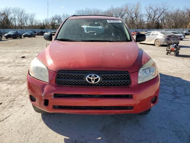 JTMZD33V586075192 - 2008 TOYOTA RAV4 RED photo 5