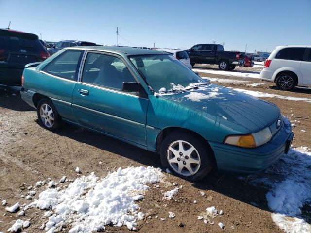 1FARP11J9RW265810 - 1994 FORD ESCORT LX GREEN photo 4