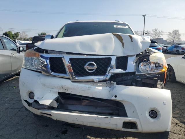 5N1BA0ND4AN615748 - 2010 NISSAN ARMADA SE WHITE photo 5