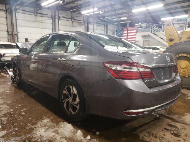 1HGCR2F3XHA048273 - 2017 HONDA ACCORD LX GRAY photo 2