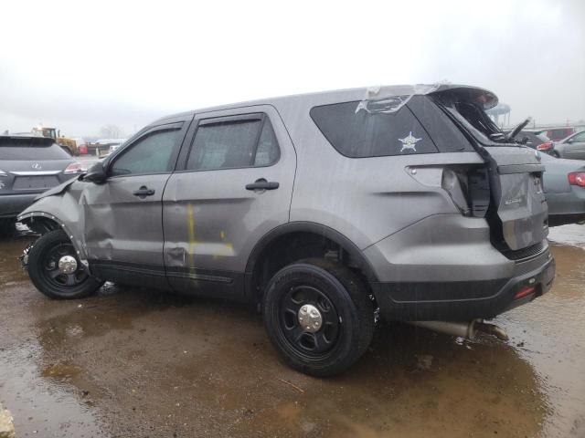 1FM5K8AR4JGA99504 - 2018 FORD EXPLORER POLICE INTERCEPTOR GRAY photo 2