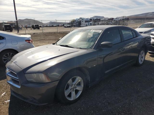 2C3CDXBG4DH552482 - 2013 DODGE CHARGER SE GRAY photo 1
