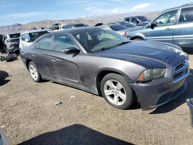 2C3CDXBG4DH552482 - 2013 DODGE CHARGER SE GRAY photo 4