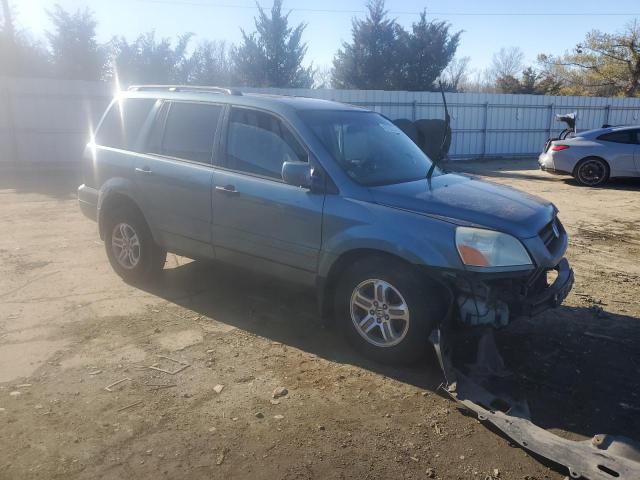 5FNYF18445B066087 - 2005 HONDA PILOT EX BLUE photo 4