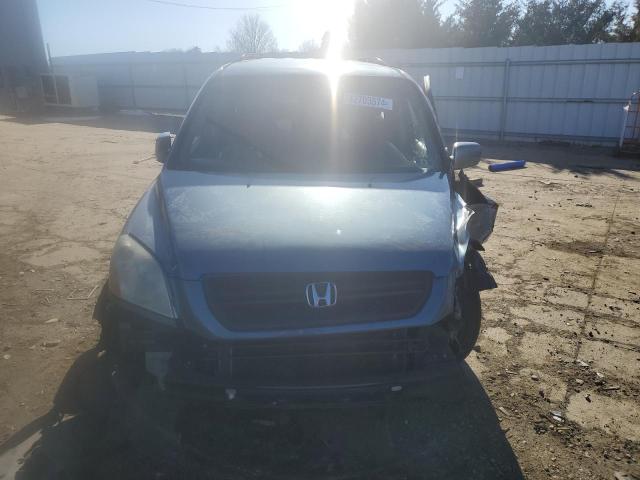 5FNYF18445B066087 - 2005 HONDA PILOT EX BLUE photo 5