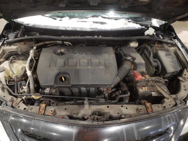 2T1BU4EE2BC654807 - 2011 TOYOTA COROLLA BASE BLACK photo 11