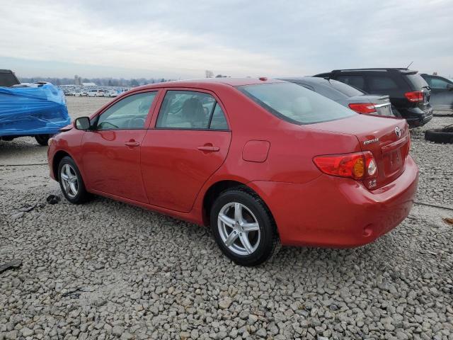 2T1BU4EE0AC521493 - 2010 TOYOTA COROLLA BASE RED photo 2