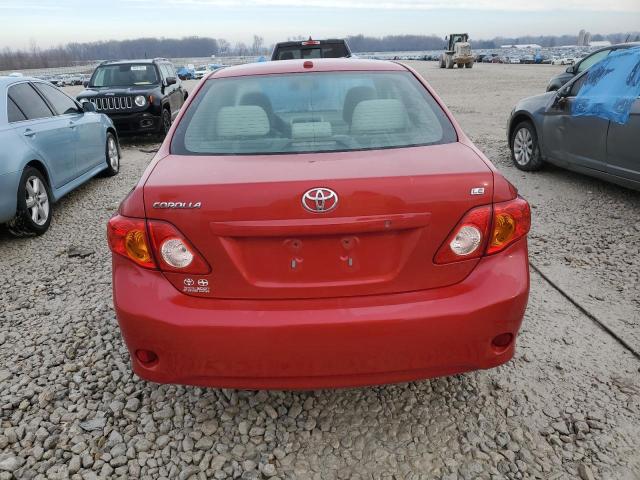 2T1BU4EE0AC521493 - 2010 TOYOTA COROLLA BASE RED photo 6