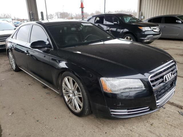 WAURGAFD3DN013883 - 2013 AUDI A8 L QUATTRO BLACK photo 4