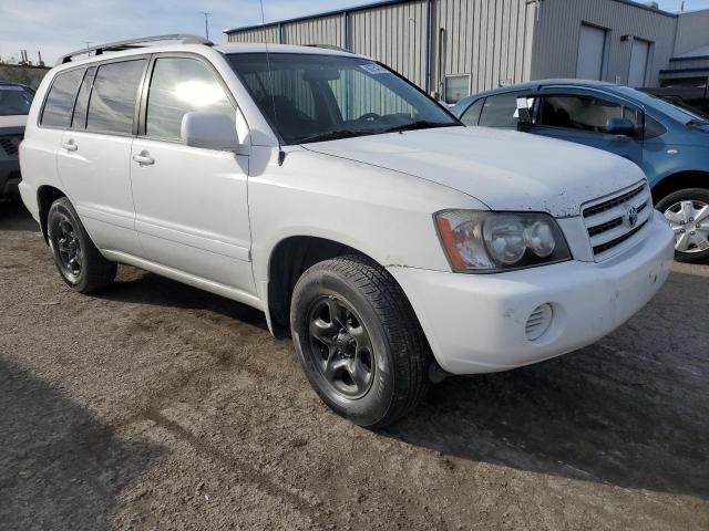 JTEGD21A220031688 - 2002 TOYOTA HIGHLANDER WHITE photo 4