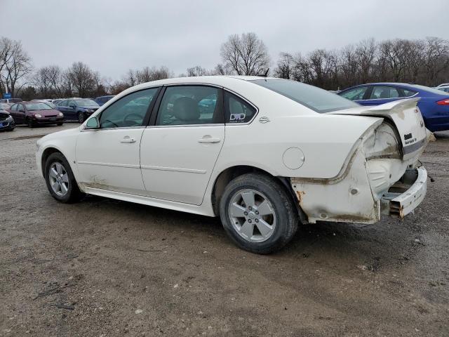 2G1WT57K791194428 - 2009 CHEVROLET IMPALA 1LT WHITE photo 2