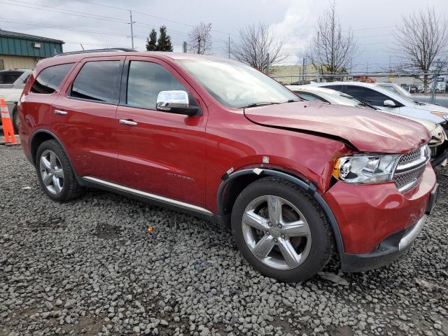 1D4SE5GT6BC594797 - 2011 DODGE DURANGO CITADEL RED photo 4