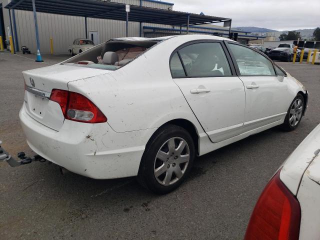 2HGFA16529H527239 - 2009 HONDA CIVIC LX WHITE photo 3