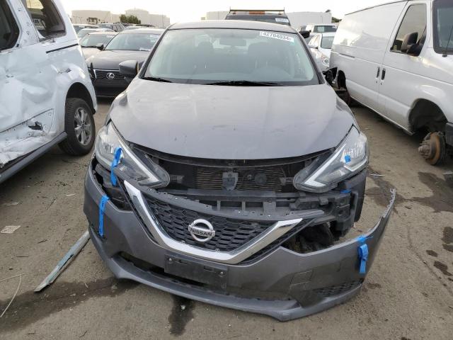 3N1AB7AP5KY317450 - 2019 NISSAN SENTRA S GRAY photo 5